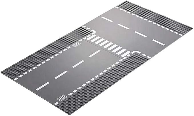 LEGO City Straight and T Junction 60236 Building Kit (2 Pieces)
