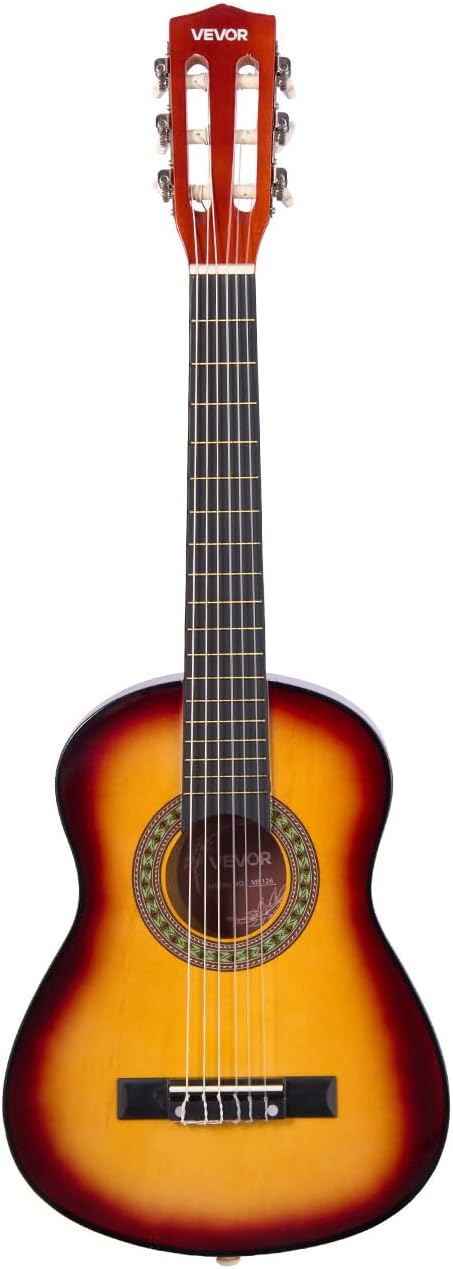 VEVOR Acoustic Guitar, Classical Guitar Starter Kit for Beginners, with Nylon Strings, Basswood Guitar, for Kids Adults Girls Boys Students