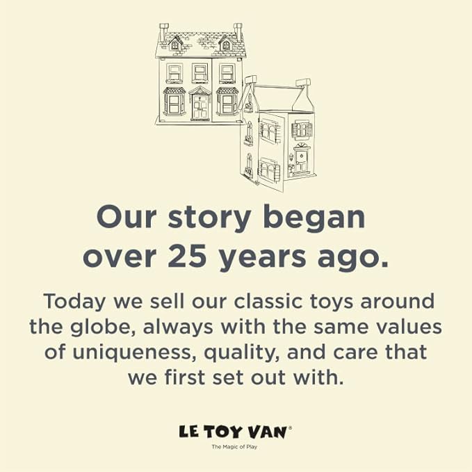 Le Toy Van - Educational Wooden Honeybake Pretend Play French Macarons Set Patisserie Toy Cakes | Girls Birthday Cake Or Afternoon Tea Role Play Toy (TV330)