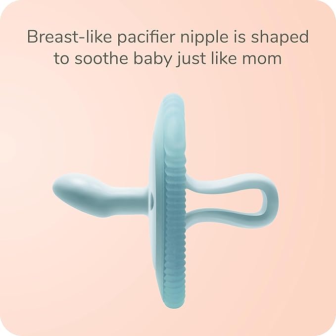 NUK Comfy Duet 100% Silicone Soother 2-in-1 Pacifier and Teether