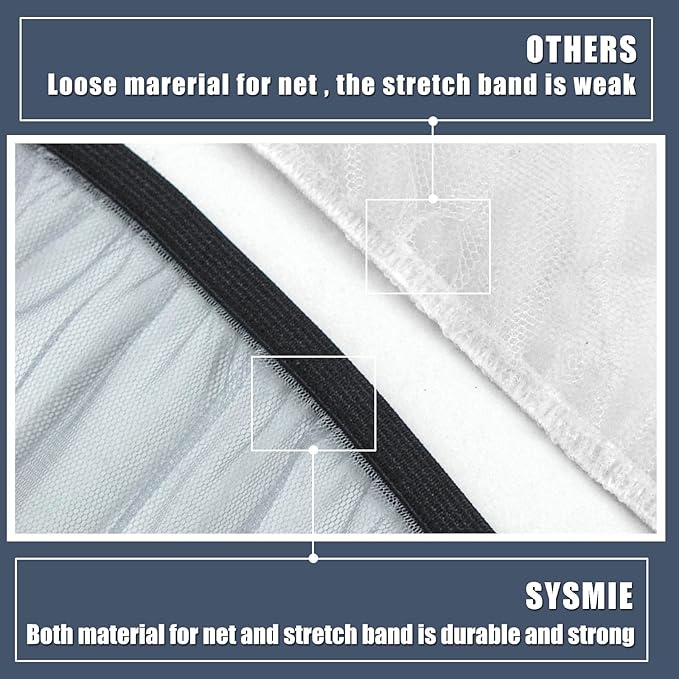 Mosquito Net for Baby Car Seats, Infant Stroller and Bassinets, Infant Car Seat Insect Mesh Net,Breathable,Easy Fitting, Portable Durable & Long Lasting Insect Netting (Gray)…