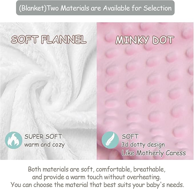 Personalized Baby Girl Crib Bedding Set – Custom Name 3-Piece Nursery Bedding with Crown with Flower, Flannel Blanket, Fitted Sheet & Pillowcase – Shower Gift for Baby Infant & Toddler