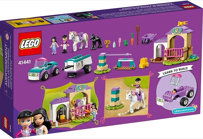 LEGO Friends 41441 Horse Training and Trailer Building Set 4+(148 Pieces)