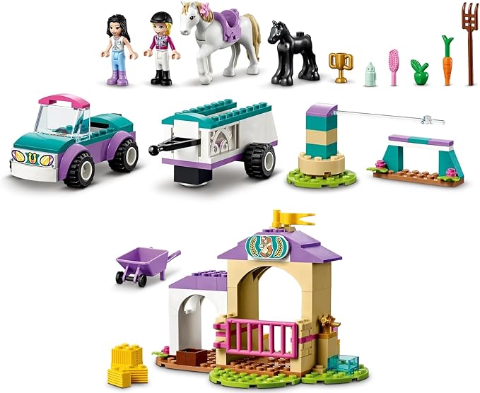 LEGO Friends 41441 Horse Training and Trailer Building Set 4+(148 Pieces)