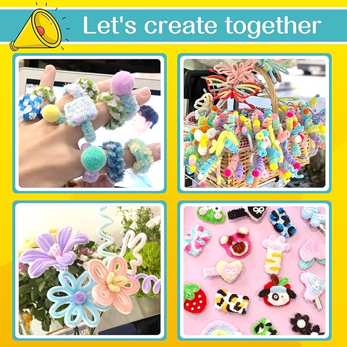 100 Pieces Pipe Cleaners Chenille Stem, Solid Color Pipe Cleaners Set for Pipe Cleaners DIY Arts Crafts Decorations, Chenille Stems Pipe Cleaners (Coffee)