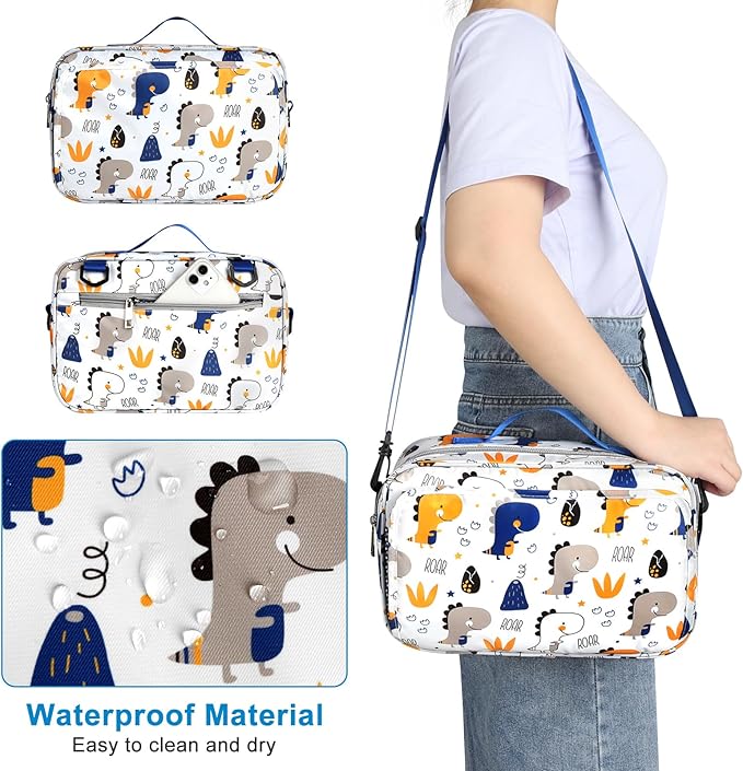 Accmor Stroller Organizer, Universal Stroller Organizer with Insulated Cup Holder Pocket, Dual Purpose Large Capacity Stroller Bag Caddy, Stroller Accessories Fits for Uppababy, Doona, Nuna Strollers