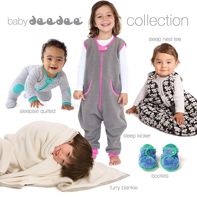 Baby Sleeping Bag Sack - Easy Care Premium Polar Fleece, Wearable Blanket - Boys & Girls. Fits Infants, With Convenient Shoulder Straps for Safe & Comfortable Sleep, Navy, Medium (6-18 Months)