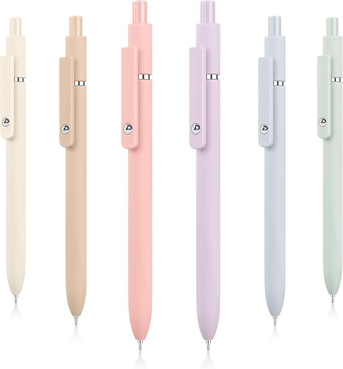 Pens for School, Cool Stuff Aesthetic Pen Office College School Supplies, Teen Girl Gifts Trendy Stuff Gel Pens for Men Women Student