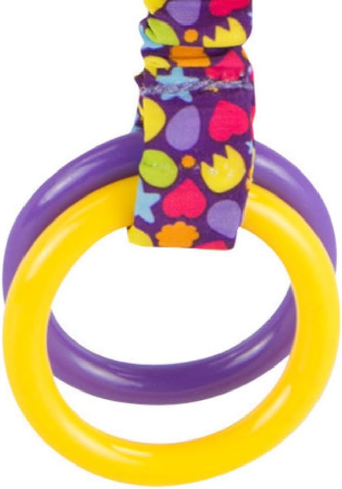 Lamaze Clip On Car Seat and Stroller Toy - Fifi the Firefly - Crinkle Car Seat Toys and Stroller Toys - Sensory Toys for Babies - Travel Toys for Car - Infant Toys Ages 0 Months and Up