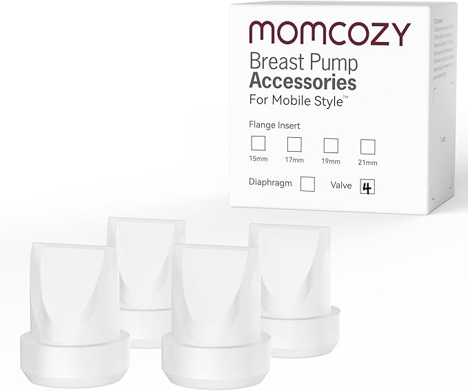 Momcozy Mobile Style | M6 Valves, Original Mobile Style| M6 Breast Pump Replacement Accessories, 4PCS
