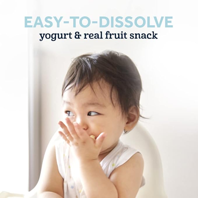 Gerber Yogurt Melts Freeze-Dried Yogurt Snacks, Strawberry/Mixed Berries, 1 oz. Pouch (Pack of 8)