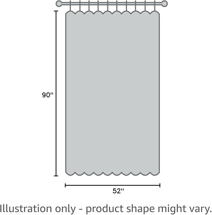 Joydeco Faux Linen Blackout Curtains for Bedroom,Light Grey Blackout Curtains 90 inches Long,100% Blackout Solid Thermal Insulated Window Drapes Luxury Decor for Living Room（W52xL90 Inch,Light Grey）