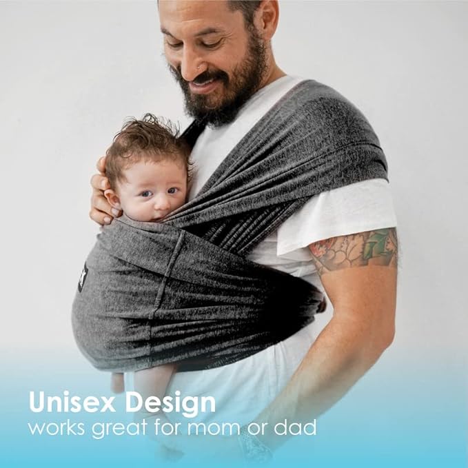 Active Yoga Baby K'tan Baby Carrier Wrap: #1 Easy Pre-Wrapped Baby Sling | Soft Yoga Fabric | UVA/UVB Infant Sun Protection | Breathable Quick Drying | Newborn to Toddler up to 35lb (See Size Chart)