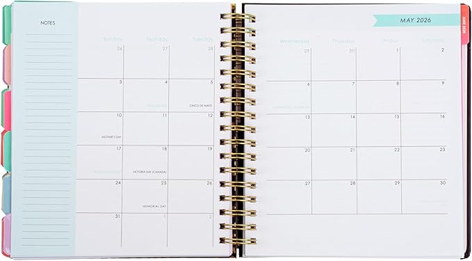 Votum August 2025 to January 2027 Large Back to School Academic Planner- Daily, Weekly & Monthly Organizer with Pens, Stickers, Sticky Notes, and a Sturdy Cover - Bloom with Grace