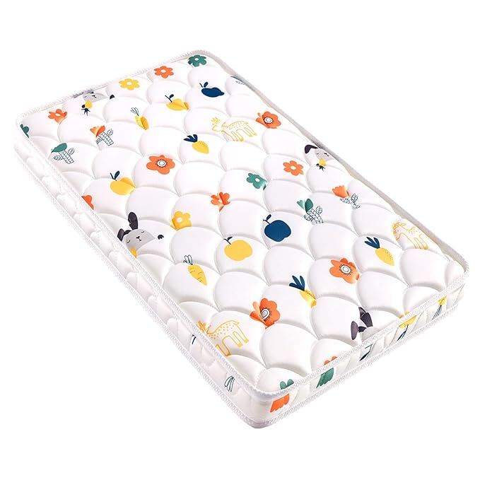 Baby Bassinet Mattress 35 x 20 inches- Firm Support and Comfort Premium Foam,Noiseless and Odorless,Hypoallergenic Small Crib Mattress, Fits Moses Basket, Dual Sided with Soft Breathable Fabric
