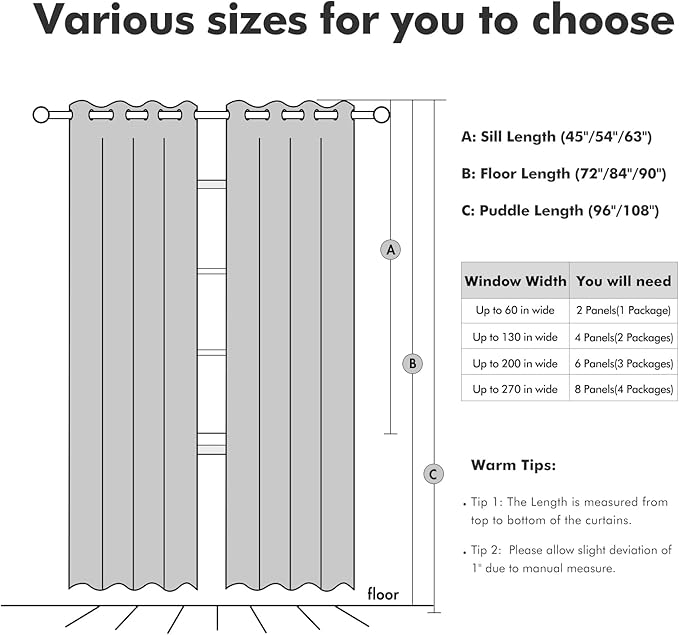 MIULEE 100% Blackout Linen Textured Curtains for Bedroom Solid Thermal Insulated Natural Beige Grommet Room Darkening Curtains & Drapes Luxury Decor for Living Room Nursery 52 x 96 Inch (2 Panels)