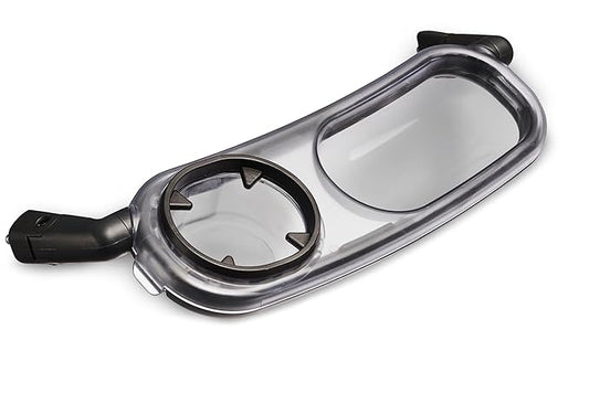 Snack Tray Fits for UPPAbaby Vista V2, Vista, Cruz, Cruz V2, RumbleSeat, RumbleSeat V2, Snack Tray with Cup Holder, Dishwasher Safe, Quick Attachment, Folds with Stroller, Stroller Accessories