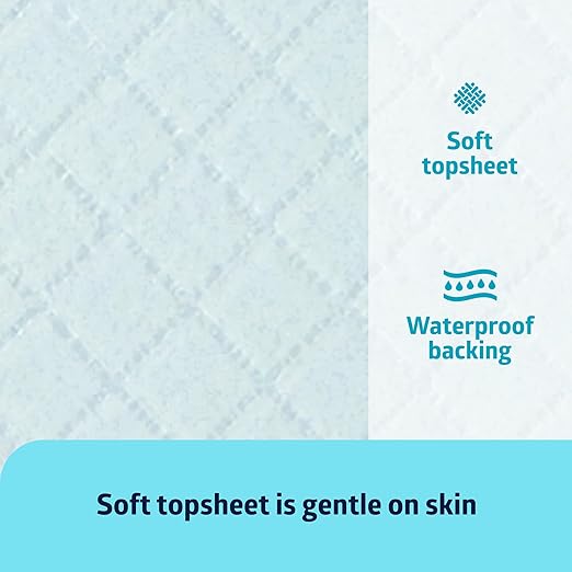 Medline Chucks Pads, Disposable Changing Pads for Baby, 17x24, 100 Count, Chucks Pads, Pee Pads, Disposable Underpads for Incontinence, Diaper Pads, Pee Pads for Babies