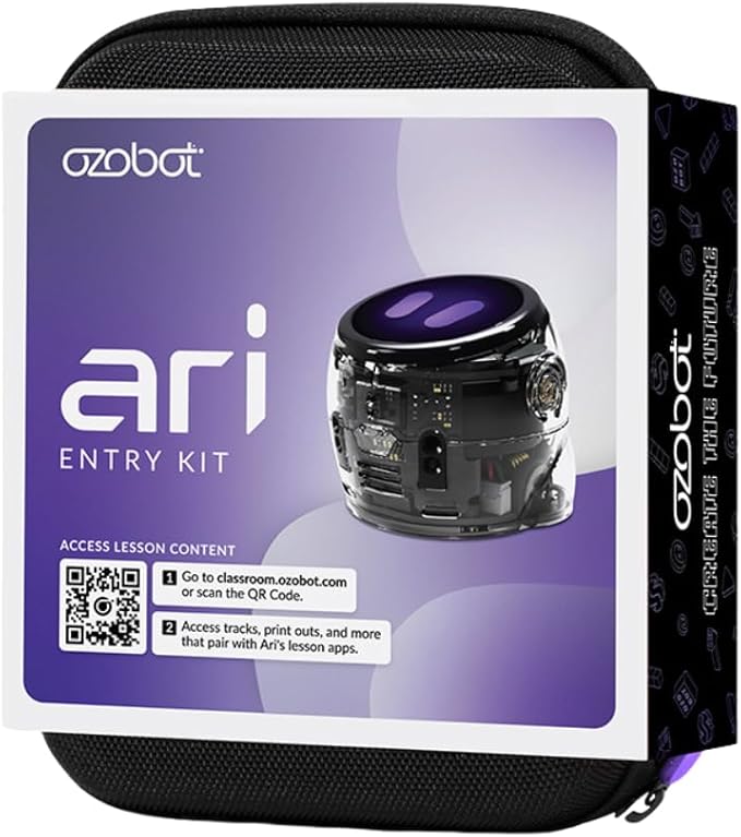 Ari Entry Kit | Interactive Learning Robot with Touch Screen, ToF Sensor, Accelerometer, Gyroscope, and AI Integration | Hands-On STEM Education for Classrooms and Homeschool