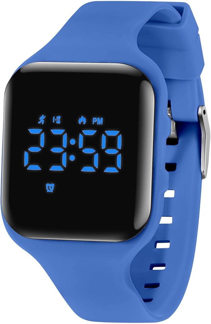 Kids Watches for Girls Boys Digital Sport Watch with Step Counter Pedometer Vibration Alarm Clock, No App Waterproof Fitness Tracker Kids Watch Boys Girls Teens Students Ages 5-16