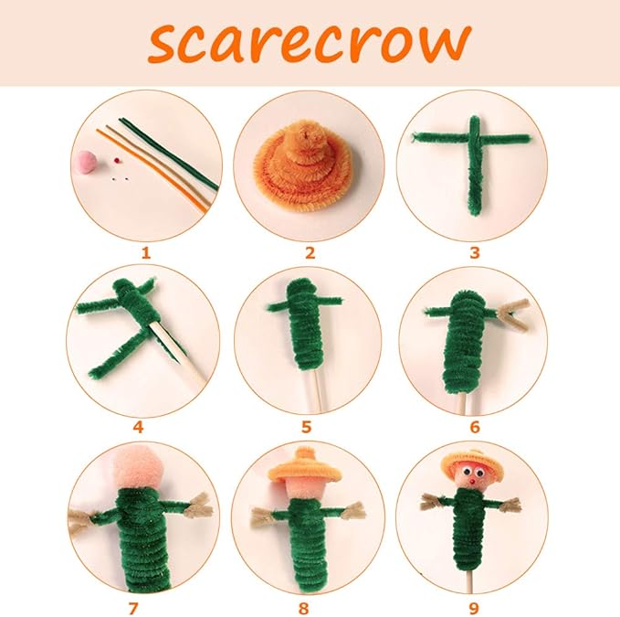 100 Pieces Pipe Cleaners Chenille Stem, Solid Color Pipe Cleaners Set for Pipe Cleaners DIY Arts Crafts Decorations, Chenille Stems Pipe Cleaners (Green)