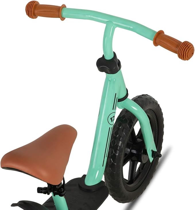 JOYSTAR 10"/12" Toddler Balance Bike for Girls & Boys, Ages 18 Months to 5 Years, Kids Push Bike with Footrest & Adjustable Seat Height, First Birthday Gifts for 2-5 Boys Girls