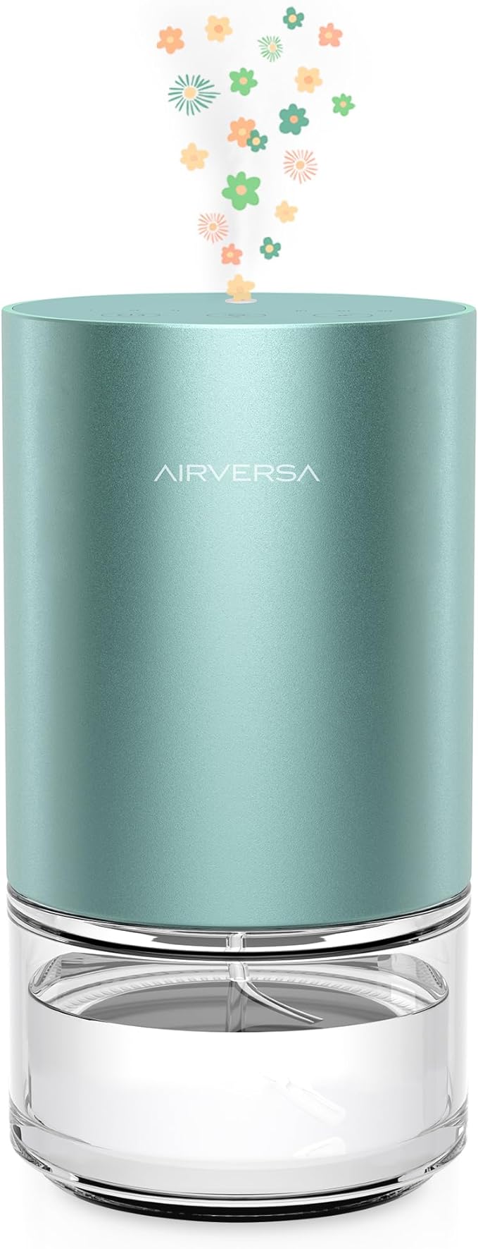 Essential Oil Diffuser Waterless Aromatherapy Diffusers for Home Large Room, Bedroom, Car, Office, Desk, Battery Operated, Small Diffuser for Pure Scent, 100mL Capacity, AN9 (Mint)