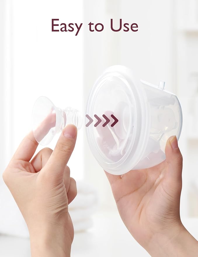 Momcozy Flange Insert 15/17/19/21mm Compatible with 24mm Flange/Shield of Most Pumps, Insert for Breast Pump Replacement Accessories, 4PCS