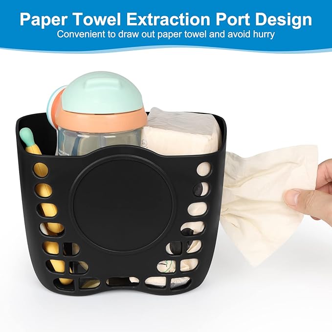 Accmor Stroller Cup Holder Basket, Universal Cup Holder, Bike Bottle Holder, 360° Rotatable Large Caliber Drinks Holder for Stroller, Bike, Wheelchair, Walker