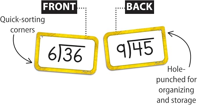 Teacher Created Resources Division Flash Cards (EP62036)