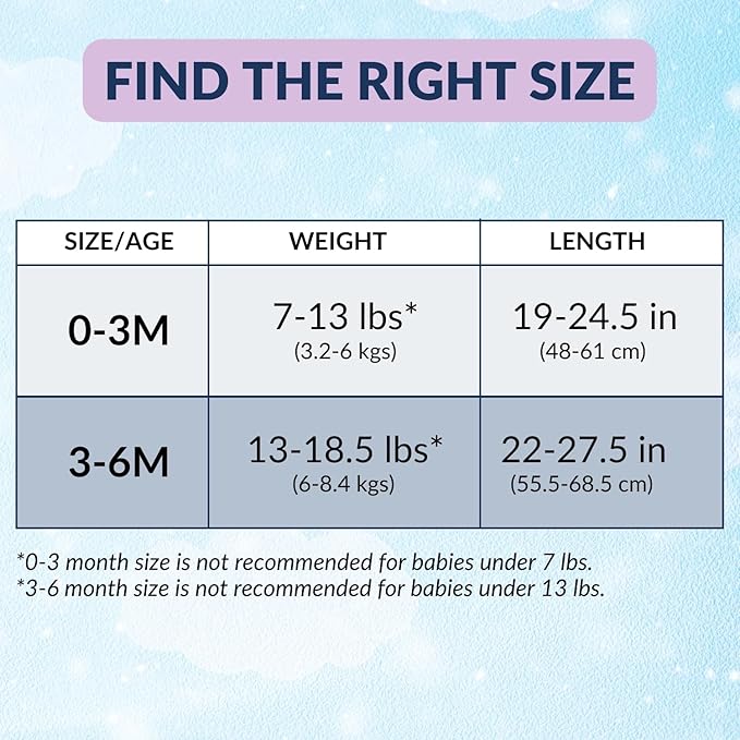Nested Bean Air 6-in-1 Adaptable Baby Sleep Sack - Unweighted - Comfort & Safety for Natural Sleep, Preferred Arm Position Reduces Startle Reflex, Better for Baby, NB (7-13lbs) Soft Pink