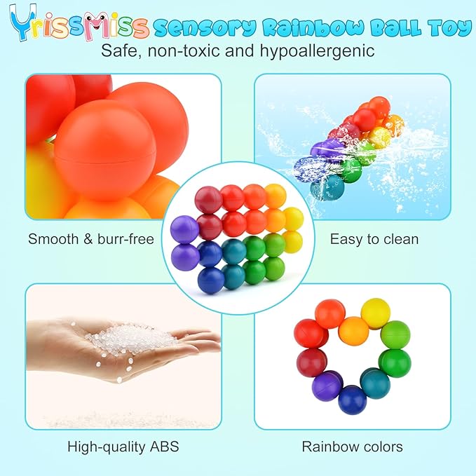Autism Sensory Toys for Autistic Children, Fidget Toys for Adults Kids , Autism Toys for Toddlers 3-4,Christmas Stocking Stuffers Present,Airplane Car Travel Toys for Kids Ages 3-5