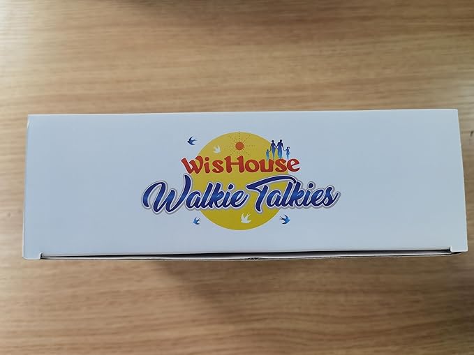 Wishouse Walkie Talkies for Kids Rechargeable Long Range, Xmas Birthday Gift for Boys Girls 4 5 6 7 8 9 10 Year Old, Hiking Camping Gear Games Toys Ideas with Flashlight, VOX, Easy to Use, 4 Pack