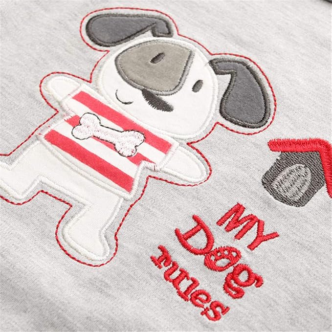 Kiddiezoom Baby and Toddler Boys'Snug Fit Footed One-Piece Romper Jumpsuit Cotton Cotton Footed Outfit