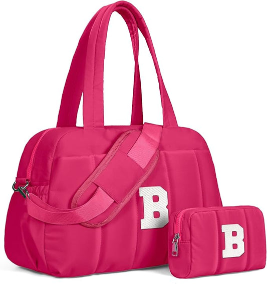 Dance Bag, Kid Weekender Bags，Teen Girl Gifts Trendy Stuff-Girl Overnight Bag with Wet Pocket，Lightweight Travel Tote Personalized Cheer Bags with Makeup Pouch