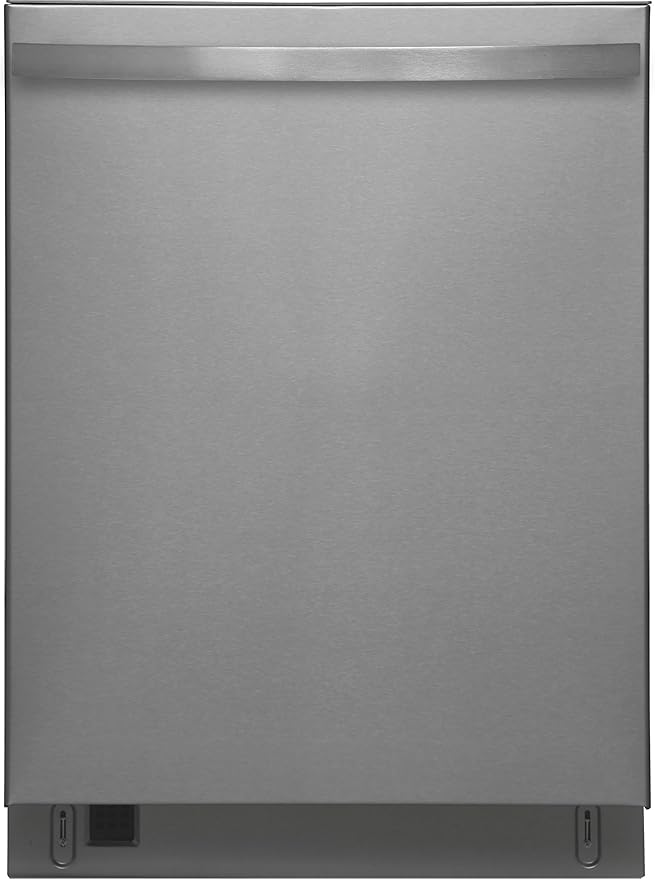 Kenmore 24" Built-in Stainless Steel Tub Dishwasher EasyFlex Third Rack, TurboDry, SmartWash & Reach-Thru Handle-15 Place Settings-45 DBA, Energy Star Certified, Fingerprint Resistant
