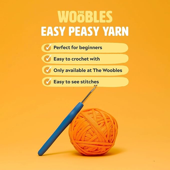 The Woobles Minecraft Crochet Kit – Beginner Crochet Kit for Adults & Kids, Easy Knitting Kit with Woobles Yarn, DIY Crafts, Crochet Animals, Minecraft Toys, Gift for Gamers & Crafters (Zombie)