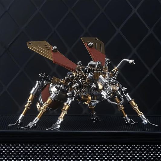 Adult 3D Metal Puzzle, Punk Insect Metal Model Set, 3D Puzzle Mechanical Insect Building Blocks, Fun DIY Assembly, high-end Men's Gifts.
