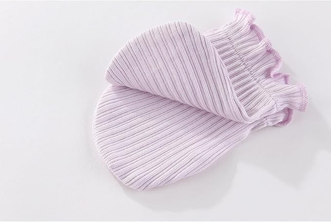 15 Pack Unisex New Born Boy Girls No Scratch Mittens Sets Cotton Soft Baby Gloves Hats socks Accessory 0-6 Months