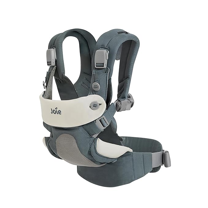 Joie Savvy Baby Carrier – Ergonomic, Adjustable Baby Carrier with 4 Carry Positions, Padded Shoulder Straps and Lumbar Support (Marina)