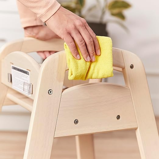 ECR4Kids ASATT High Chair, Toddler Chair, Antique White