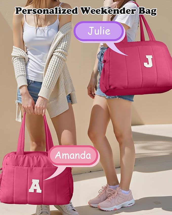 Dance Bag, Kid Weekender Bags，Girl Overnight Bag with Wet Pocket，Lightweight Travel Tote Personalized Cheer Bags with Makeup Pouch-12 Year Old Girl Birthday Gifts