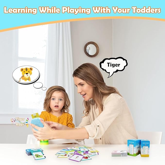 MAYAPHILOS 510 Sight Words Brazilian Portuguese and English Talking Flash Cards, Learn Portuguese for Kids Portuguese Language Learning Speech Therapy Toys for Toddlers