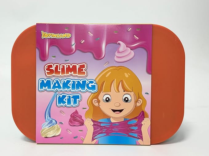 Ice Cream DIY Slime Kit for Girls, Glimmer Crunchy, Confetti Slime Making Kit for Girls, Butter, Foam, Cloud Slime with Add-ins, Foam Balls, Charms, Party Favors Gift Toys for Kids 6-12