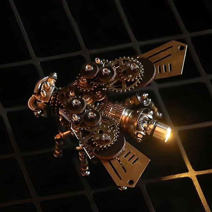 Adult 3D Metal Puzzle, Punk Insect Model Set, 3D Metal Puzzle Mechanical Insect Building Blocks, Fun DIY Assembly, high-end Men's Gifts.