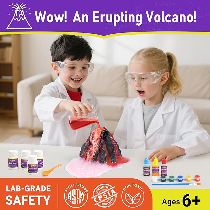 BenBen Science Kits for Kids Age 8-12, 105 Experiments Educational Toy, STEM Toys for 6 7 8 Year Old Boys Girls Birthday Gift, Science Kits for Kids Age 5-7, Chemistry Set for Homeschooling