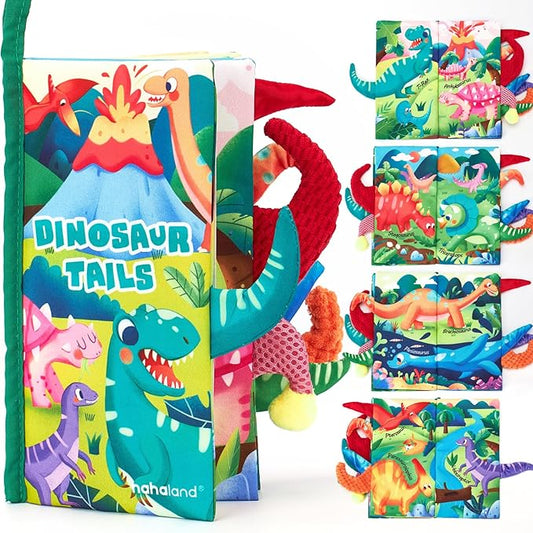 hahaland Baby Books 0-6 Months,Infant Tummy Time Toy High Contrast Sensory Toys 6 to 12 Months Touch Feel Book Baby Gifts for Boy Girl 0-3 Month Book Early Learning Toy (Single Book)