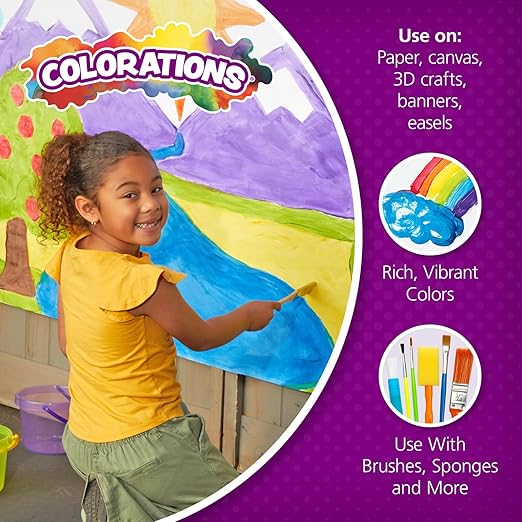 BioColor FBIORE Paint, Fluorescent Red - 16 oz.