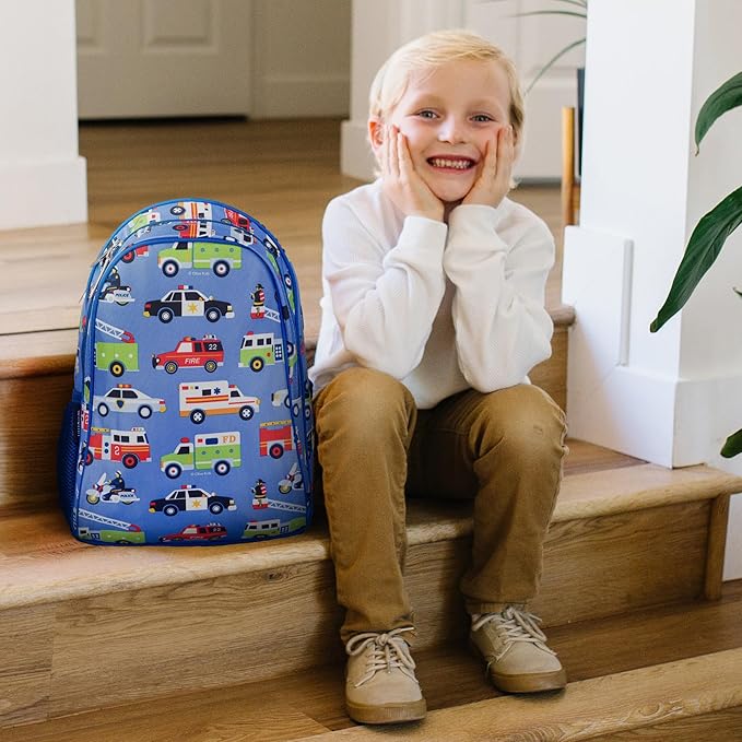 Wildkin 15-inch Kids Backpack – Durable, Padded, Adjustable for School & Travel - Heroes