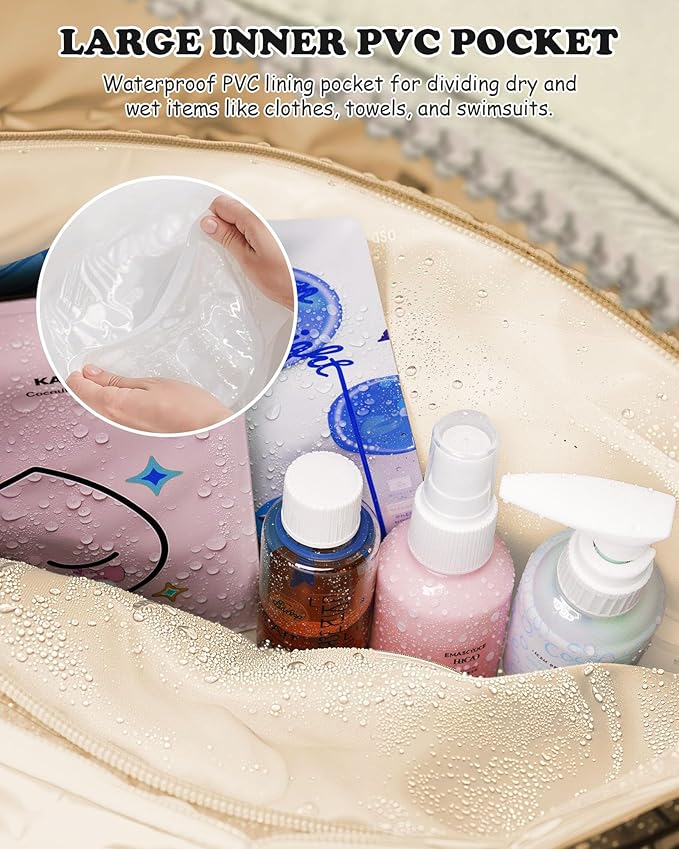 Duffle Bag for Travel Women, Travel Bags，Monogram Gifts-Initial Overnight Bag with Wet Pocket，Lightweight Weekender Bags Personalized Gym Tote with Makeup Pouch